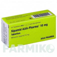 КСИПАМІД (XIPAMID) 10 мг таблетки 50 шт - Ксипамід AAA - PHARMA