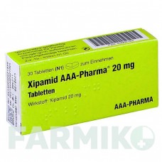 КСИПАМІД (XIPAMID) 20 мг таблетки 30 шт - Ксипамід AAA - PHARMA