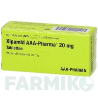 КСИПАМІД (XIPAMID) 20 мг таблетки 50 шт - Ксипамід AAA - PHARMA
