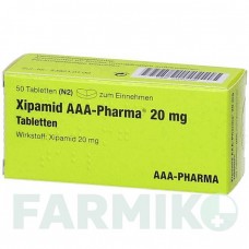 КСИПАМІД (XIPAMID) 20 мг таблетки 50 шт - Ксипамід AAA - PHARMA