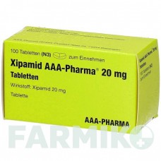 КСИПАМІД (XIPAMID) 20 мг таблетки 100 шт - Ксипамід AAA - PHARMA