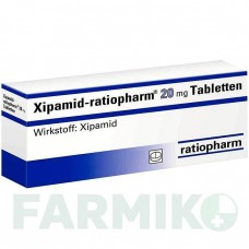 КСИПАМІД (XIPAMID) 20 мг таблетки 50 шт - Ксипамід RATIOPHARM