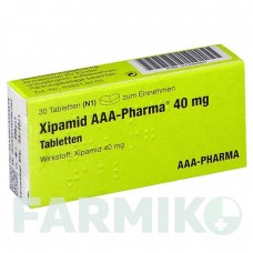 КСИПАМІД (XIPAMID) 40 мг таблетки 30 шт - Ксипамід AAA - PHARMA