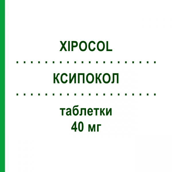 КСИПОКОЛ (XIPOCOL) 40 мг таблетки 28 шт - Симвастатин SO.SE.PHARM