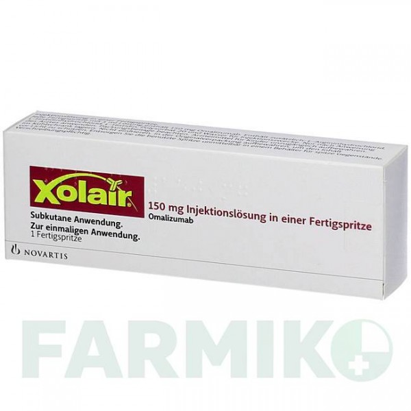 КСОЛАР (XOLAIR) 150 мг раствор 1 шт - Омализумаб ABACUS MEDICINE