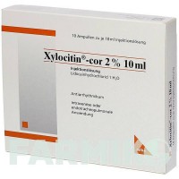 КСИЛОЦИТИН (XYLOCITIN) 2% 10 мл ампули 10x10 мл - Лідокаїн MIBE