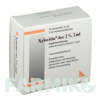 КСИЛОЦИТИН (XYLOCITIN) 2% 2 мл ампули 10x2 мл - Лідокаїн MIBE