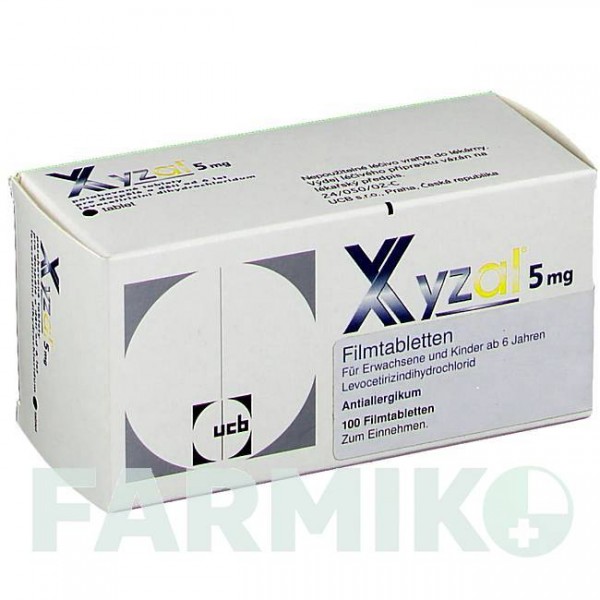 КСИЗАЛ (XYZAL) таблетки 100 шт - Левоцетиризин KOHLPHARMA