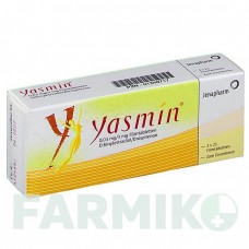 ЯСМИН (YASMIN) таблетки 3x21 шт - Дроспиренон, Этинилэстрадиол JENAPHARM