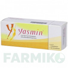 ЯСМИН (YASMIN) таблетки 6x21 шт - Дроспиренон, Этинилэстрадиол PHARMA GERKE
