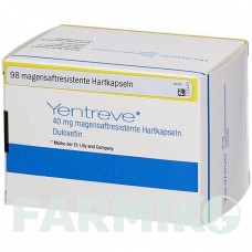 ИНТРИВ (YENTREVE) 40 мг капсулы 98 шт - Дулоксетин EMRA-MED