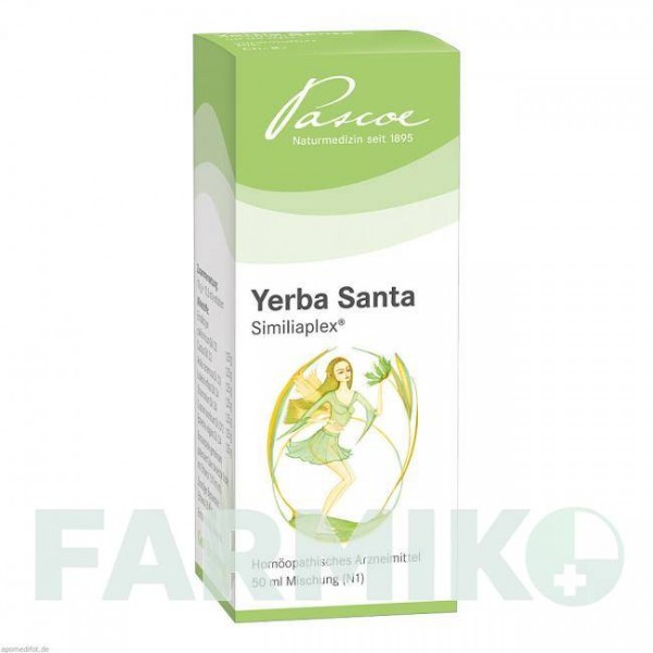 ЕРБА САНТА (YERBA SANTA) капли 50 мл - Гомеопатия PASCOE