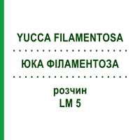 ЮККА ФИЛАМЕНТОЗА (YUCCA FILAMENTOSA) LM 5 раствор 10 мл - Гомеопатия ARCANA DR.SEWERIN