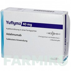 ЮФЛИМА (YUFLYMA) 40 мг/0,4 мл раствор 2 шт - Адалимумаб CELLTRION HEALTHCARE