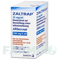 ЗАЛТРАП (ZALTRAP) 25 мг/мл концентрат 4 мл - Афліберцепт SANOFI