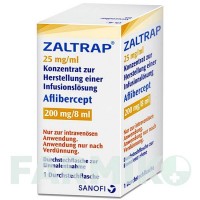 ЗАЛТРАП (ZALTRAP) 25 мг/мл концентрат 8 мл - Афлиберцепт SANOFI