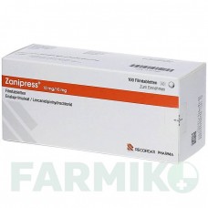 ЗАНІПРЕСС (ZANIPRESS) 10 мг/10 мг таблетки 100 шт - Еналаприл, Лерканідипін ABACUS MEDICINE