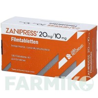 ЗАНИПРЕСС (ZANIPRESS) 20 мг/10 мг таблетки 50 шт - Эналаприл, Лерканидипин EMRA-MED