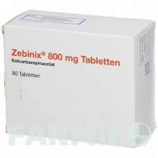 ЗЕБІНІКС (ZEBINIX) 800 мг таблетки 90 шт - Еслікарбазепін 2CARE4