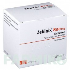 ЗЕБІНІКС (ZEBINIX) 800 мг таблетки 90 шт - Еслікарбазепін ABACUS MEDICINE