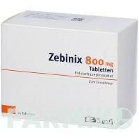 ЗЕБИНИКС (ZEBINIX) 800 мг таблетки 90 шт - Эсликарбазепин ALLOMEDIC