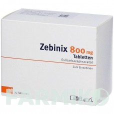 ЗЕБІНІКС (ZEBINIX) 800 мг таблетки 90 шт - Еслікарбазепін ALLOMEDIC