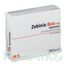 ЗЕБІНІКС (ZEBINIX) 800 мг таблетки 30 шт - Еслікарбазепін BIAL