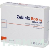 ЗЕБІНІКС (ZEBINIX) 800 мг таблетки 30 шт - Еслікарбазепін FD PHARMA