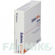 ЗЕБІНІКС (ZEBINIX) 800 мг таблетки 30 шт - Еслікарбазепін KOHLPHARMA