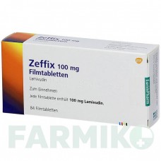 ЗЕФФИКС (ZEFFIX) 100 мг таблетки 84 шт - Ламивудин EURIMPHARM