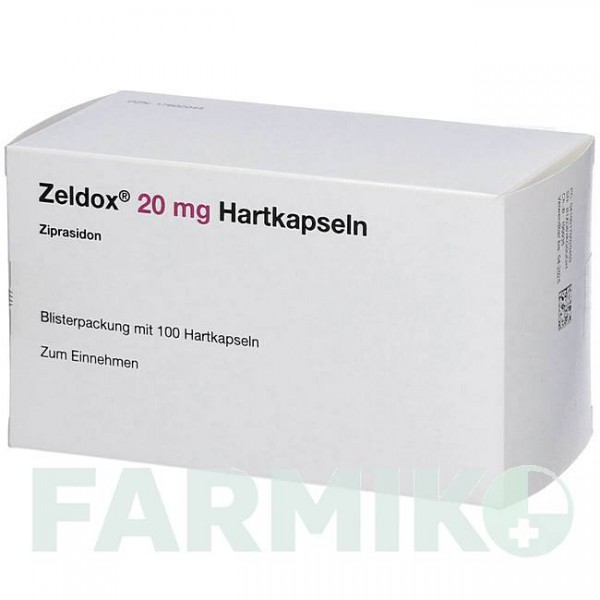 ЗЕЛДОКС (ZELDOX) 20 мг капсулы 100 шт - Зипразидон 2CARE4