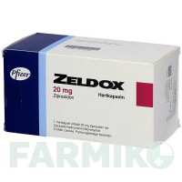 ЗЕЛДОКС (ZELDOX) 20 мг капсули 100 шт - Зипразидон KOHLPHARMA