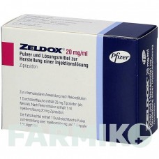 ЗЕЛДОКС (ZELDOX) 20 мг/мл порошок 1 шт - Зипразидон VIATRIS