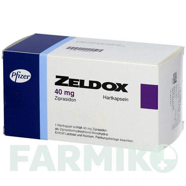 ЗЕЛДОКС (ZELDOX) 40 мг капсули 100 шт - Зипразидон KOHLPHARMA