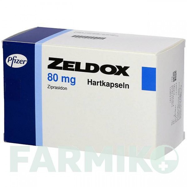 ЗЕЛДОКС (ZELDOX) 80 мг капсулы 100 шт - Зипразидон KOHLPHARMA