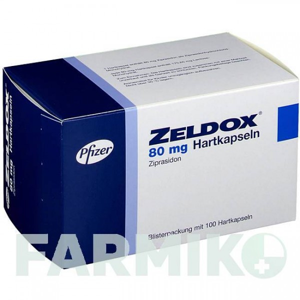 ЗЕЛДОКС (ZELDOX) 80 мг капсули 100 шт - Зипразидон VIATRIS