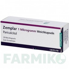 ЗЕМПЛАР (ZEMPLAR) 1 мкг капсулы 28 шт - Парикальцитол EURIMPHARM