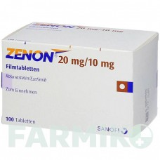 ЗЕНОН (ZENON) 20 мг/10 мг таблетки 30 шт - Розувастатин, Эзетимиб SANOFI