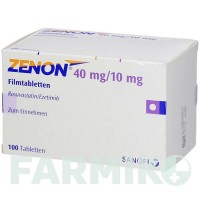 ЗЕНОН (ZENON) 40 мг/10 мг таблетки 30 шт - Розувастатин, Езетиміб SANOFI