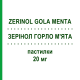 ЗЕРИНОЛ ГОРЛО МЯТА (ZERINOL GOLA MENTA) 20 мг пастилки 18 шт - Амброксол ZENTIVA