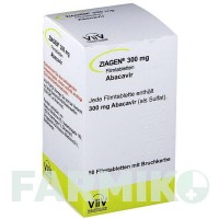 ЗІАГЕН (ZIAGEN) 300 мг таблетки 60 шт - Абакавір ABACUS MEDICINE