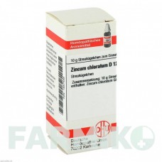 ЦИНКУМ ХЛОРАТУМ (ZINCUM CHLORATUM) D 12 глобули 10 г - Гомеопатія DHU