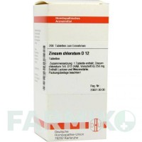 ЦИНКУМ ХЛОРАТУМ (ZINCUM CHLORATUM) D 12 таблетки 200 шт - Гомеопатія DHU