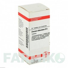 ЦИНКУМ ХЛОРАТУМ (ZINCUM CHLORATUM) D 6 таблетки 80 шт - Гомеопатия DHU