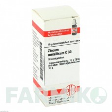 ЦИНКУМ МЕТАЛЛИКУМ (ZINCUM METALLICUM) C 30 глобули 10 г - Гомеопатия DHU