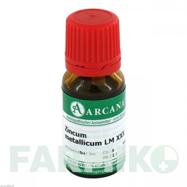 ЦИНКУМ МЕТАЛЛИКУМ (ZINCUM METALLICUM) LM 30 раствор 10 мл - Гомеопатия ARCANA DR.SEWERIN
