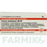 ЦИНКУМ МЕТАЛЛИКУМ (ZINCUM METALLICUM) LM XII глобули 5 г - Гомеопатия DHU