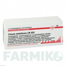 ЦИНКУМ МЕТАЛІКУМ (ZINCUM METALLICUM) LM XXX глобули 5 г - Гомеопатія DHU