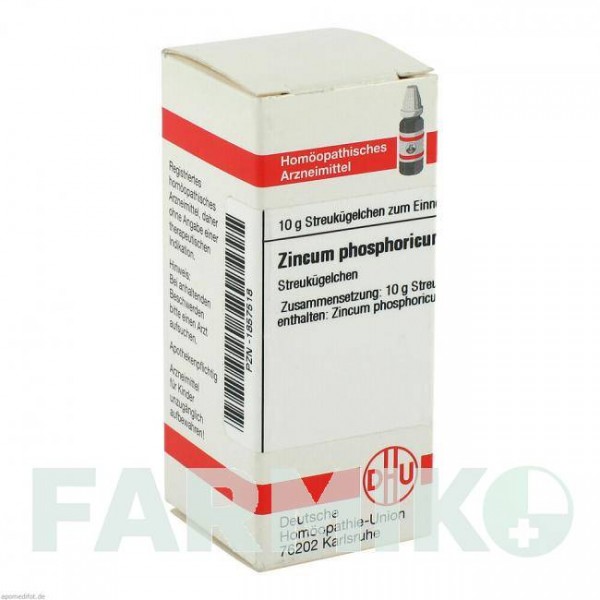 ЦИНКУМ ФОСФОРИКУМ (ZINCUM PHOSPHORICUM) D 12 глобули 10 г - Гомеопатия DHU