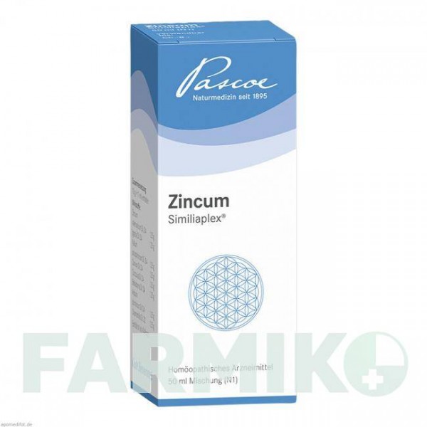 ЦИНКУМ СИМИЛИАПЛЕКС (ZINCUM SIMILIAPLEX) капли 50 мл - Гомеопатия PASCOE